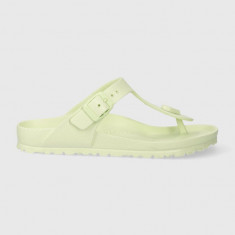 Birkenstock slapi Gizeh EVA culoarea verde, 1024508