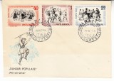 C12 - FDC Romania - Dansuri populare - LP626 - 1966