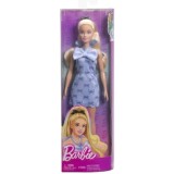 BARBIE FASHIONISTAS PAPUSA BARBIE BLONDA CU ROCHIE ALBASTRA CU FUNDITE