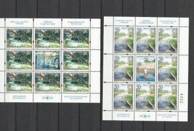 SERBIA MUNTENEGRU 2003 PROTECTIA MEDIULUI foto