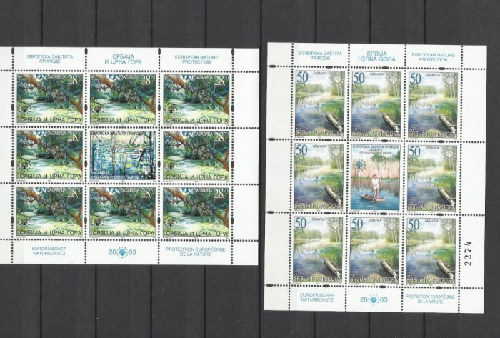 SERBIA MUNTENEGRU 2003 PROTECTIA MEDIULUI