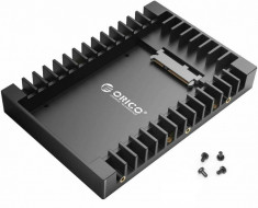 Hdd adaptor Orico 2.5 la 3.5&amp;#039;&amp;#039; SATA III CADDY cu radiator, nou foto