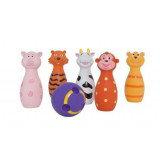 Set 5 popice soft Ludi, 15 cm, 10 luni+, model animalute