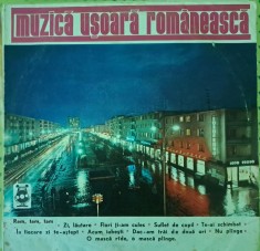 Disc Vinil - Muzică Ușoară Rom&acirc;nească (10")-Electrecord-EDD 1281