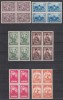 ROMANIA 1929 LP 82 - 10 ANI DE LA UNIREA TRANSILVANIEI SERIA IN BLOC DE 4 MNH, Nestampilat