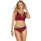 Subblime-Set Două Piese Top din Dantelă și Tanga