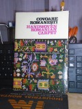 Carte Covoare Romanesti Handwoven ICECOOP Romania, Arta Populara, 47 Planse Color, Perioada Comunista