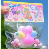 Jucarie Antistres Squishy, Cyrax, cu Revenire Lenta, Labuta de Pisica Pufoasa, 7.5 cm, Ambalaj Transparent, Model 27056, Multicolor