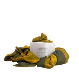 Cumpara ieftin Esarfa Matase Naturala Siena Unisex Dubla Fata Mustar Kaki 185x65 cm Italia