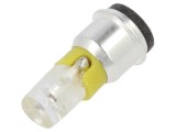 Lampă LED galbenă 3mm 24-28VDC
