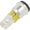 Lampă LED galbenă 3mm 24-28VDC