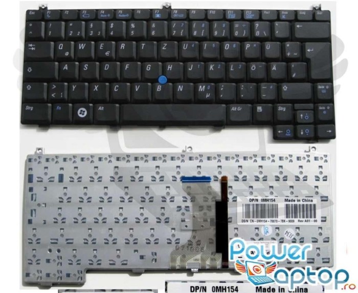 Tastatura Dell 0KH384 KH384, 0KN238 KN238, 9J.N8582.001, NSK D7001, Latitude D420, Latitude D430