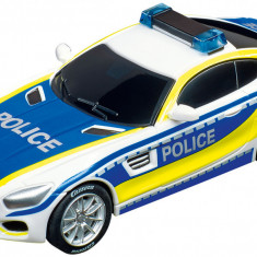 Carrera Masinuta politie Pull&Speed cu sunet si lumini, Mercedes AMG GT Coupe
