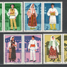 Romania.1987 Costume populare-perechi YR.856
