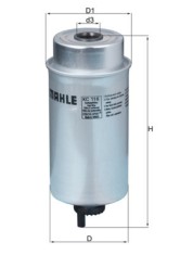 MAHLE KC 116 filtru combustibil