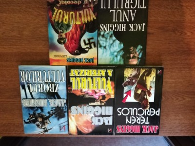 Lot 5 carti Jack Higgins foto