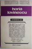 Horia Lovinescu (Biblioteca critica)