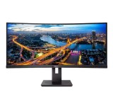 Monitor Refurbished, PHILIPS 346B1C, LED Curbat Ultrawide, Diagonala 34 inch, Frameless, Rezolutie 3440x1440