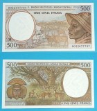 Guineea Ecuatoriala 500 Francs 2000 Africa Centrala UNC Bancnota P#501N