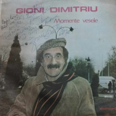 AMS - GIONI DIMITRIU - MOMENTE VESELE (DISC VINIL, LP), (CU AUTOGRAF)