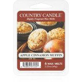 Country Candle Apple Cinnamon Muffin ceară pentru aromatizator 64 g