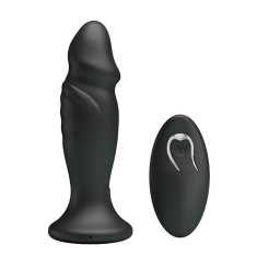 Mr. Play Super Power I - Dop Anal cu Vibrații și Telecomandă, 12,4 cm
