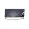 Geanta dama tip plic de seara, ocazii si petreceri, Negru relief, 26 x 12 cm, Magrot 25019