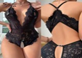 Body dantela Negru