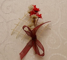 Cocarde flori piept nunta C02F foto