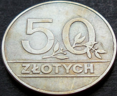 Moneda 50 ZLOTI / ZLOTYCH - POLONIA, anul 1990 *cod 598 A foto