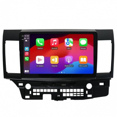 Navigatie 2K Mitsubishi Lancer (2007-2016) 4GB RAM Android 13 Octacore Slot Sim 4G DSP GPS Wi-FI Carplay Android Auto USB Bluetooth Waze Touchscreen 1 foto