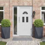 vidaXL Jardinieră 2 pcs Antracit 50 x 50 x 75 cm Oțel 883799