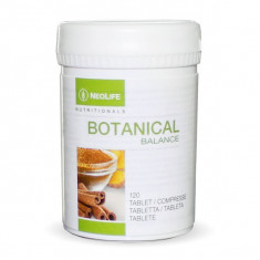 Botanical Balance 120 tablete &ndash; Greutate neta 85 g Supliment alimentar - extracte botanice de scortisoara, curcuma si curcumina