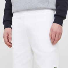 Lacoste pantaloni scurti barbati, culoarea alb