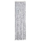 Cumpara ieftin Perdea de insecte, alb si gri, 56x200 cm, chenille