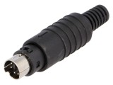 Mufă DIN Mini Tată 6 Pin Lipire Pe Cablu