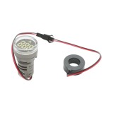 Indicator digital ampermetru LED alb 0-100A, 220V/380V &Oslash; 22mm Breckner Germany