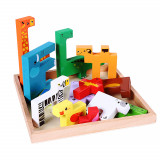 Cumpara ieftin Puzzle Din Lemn Cu Animale 2824