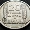 Moneda exotica 20 FRANCI - ALGERIA, anul 1956 * cod 4770 - COLONIE FRANCEZA!