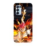 Husa compatibila cu Oppo A54 5G model Natsu Dragneel Fairy tail, Silicon, TPU, Viceversa, Transparent, Carcasa