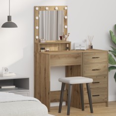 vidaXL Masă de toaletă stejar artizanal 50 x 41 x 135 cm Lemn compozit