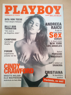 Playboy iunie 2003 Cindy Crawford foto