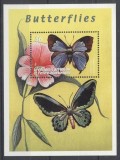 GRENADA CARRIACOU 2000 FAUNA INSECTE FLUTURI, Nestampilat