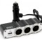 Splitter bricheta auto SOC4 3+1 USB AVX-AM01031
