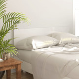 Tăblie de pat,alb extralucios, 160x1,5x80 cm, lemn prelucrat, vidaXL