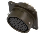 Conector circular soclu mamă AMPHENOL PT/451 26 pini 7,5A 600V drept