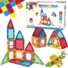 Set de Constructie, Magnetic Tiles 3D, 22 Piese colorate, Jucarie Creativa si Educationala STEM VisionHub&reg;, multiple forme de constructie, Dezvoltarea