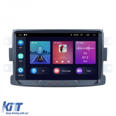 Navigatie Dedicata Dacia, Android, 8Inch, 2Gb Ram, 32Gb stocare, Bluetooth, WiFi, Waze, Canbus Performance AutoTuning foto