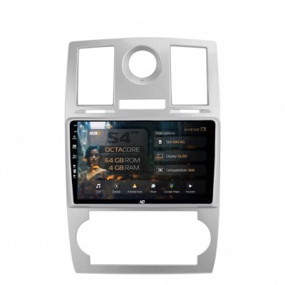 Navigatie Chrysler 300C (2004-2011) 4GB RAM Android 13 Octacore Slot Sim 4G DSP GPS Wi-FI Carplay Android Auto USB Bluetooth Waze Touchscreen 9 inch foto