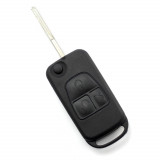 Cumpara ieftin Mercedes Benz - Carcasa tip cheie briceag cu 3 butoane, lama 2 &quot;piste&quot;